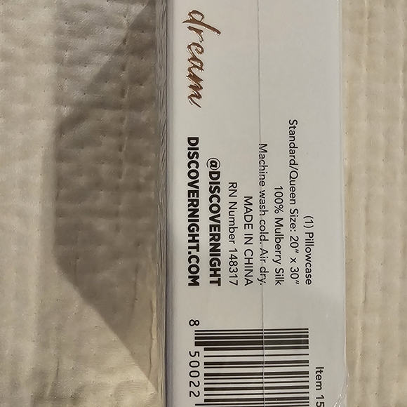 Mulberry Silk pillowcase for frizz-free hair Breathable silk pillowcase … - Picture 3 of 3